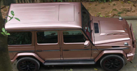 Truck UV Resistant Vinyl Wrap Bubble Free Metallic Rose Gold Matte Car Wrap